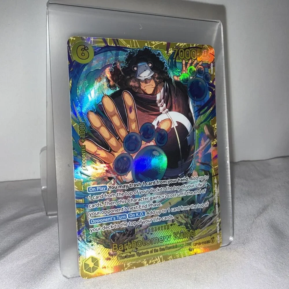 Bartholomew Kuma OP12-119 Secret Rare English One Piece TCG US Seller NM A5